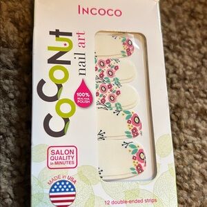 Incoco Nail strips‎ flowers NWT